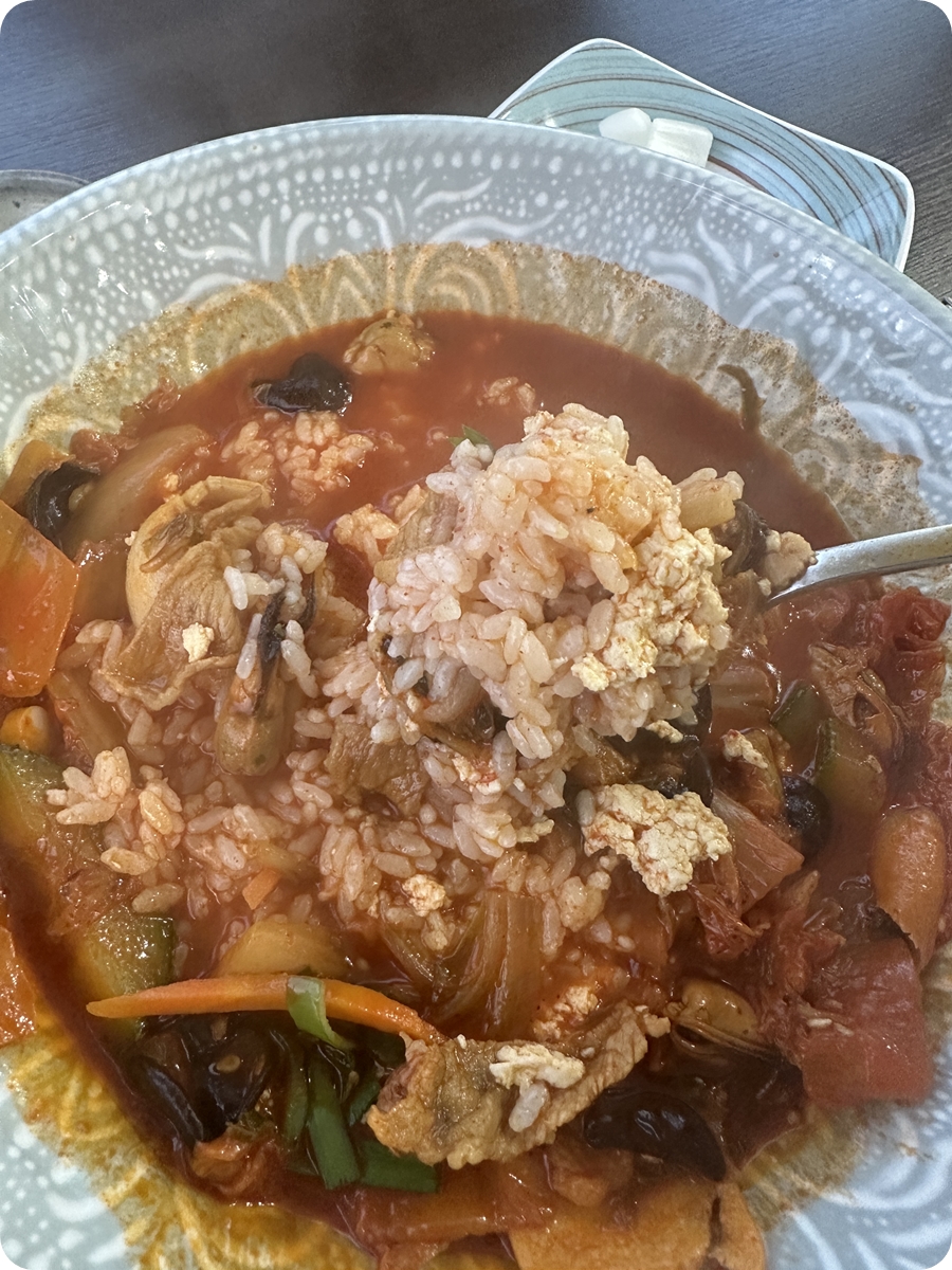 집사람과 함께 한 저녁 식사 짬뽕 마스터