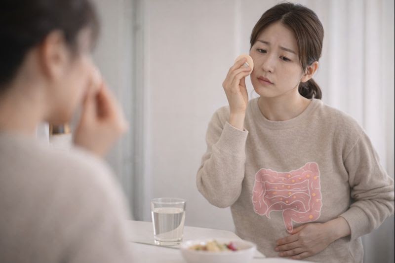 피부톤 칙칙함, 피부가 아니라 ‘장’ 때문? 변비·장내균 불균형이 만드는 안색 신호