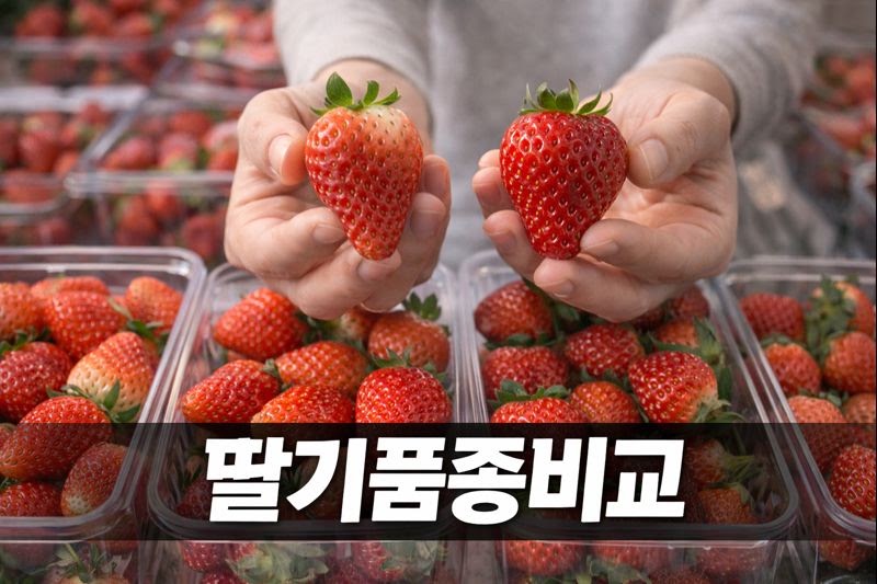 딸기 품종별 차이|설향 vs 금실 맛·향·식감 한눈에 고르는 법