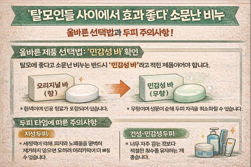 탈모 비누로 소문난 ‘도브 센서티브 바’ 맞아? 오리지널과 차이 + 지성·민감성 두피별 사용법(비듬·지루성 주의)