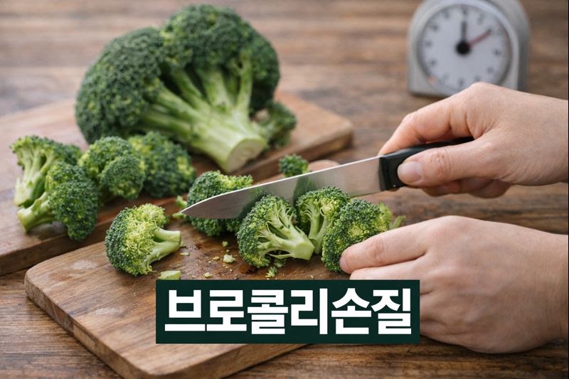 브로콜리, 그냥 데치면 손해! 설포라판 늘리는 ‘30~90분 미리 썰기’ 먹는 법