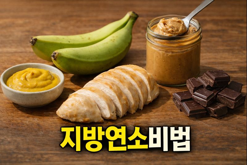 체지방 ‘활활’ 태우는 음식 5가지: 겨자·푸른 바나나·살코기·땅콩버터·다크초콜릿, 먹는 타이밍까지