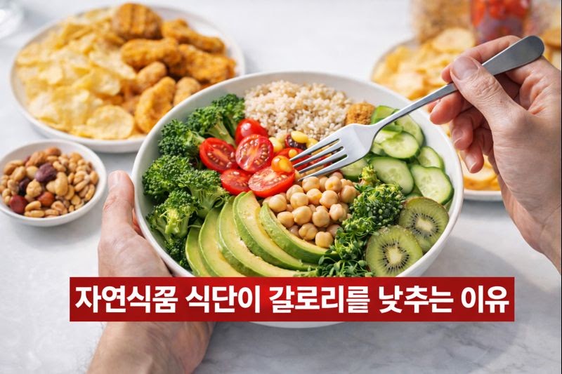 많이 먹어도 살 빠지는 ‘자연식품 식단’…초가공식품보다 하루 330kcal 덜 먹는 이유