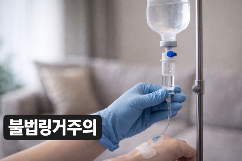 병원 밖 링거(수액) 어디까지 불법? ‘집에서 링거’ 요청·알선도 처벌될까…의료법 기준과 위험 신호 총정리