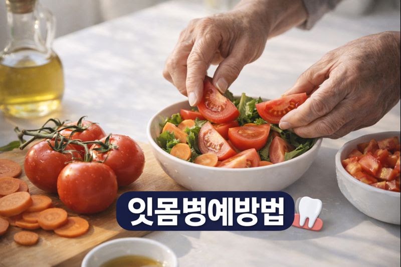 60~70대 잇몸병 위험 ‘뚝’? 토마토·당근 리코펜이 도움 되는 이유 + 흡수율 높이는 먹는 법