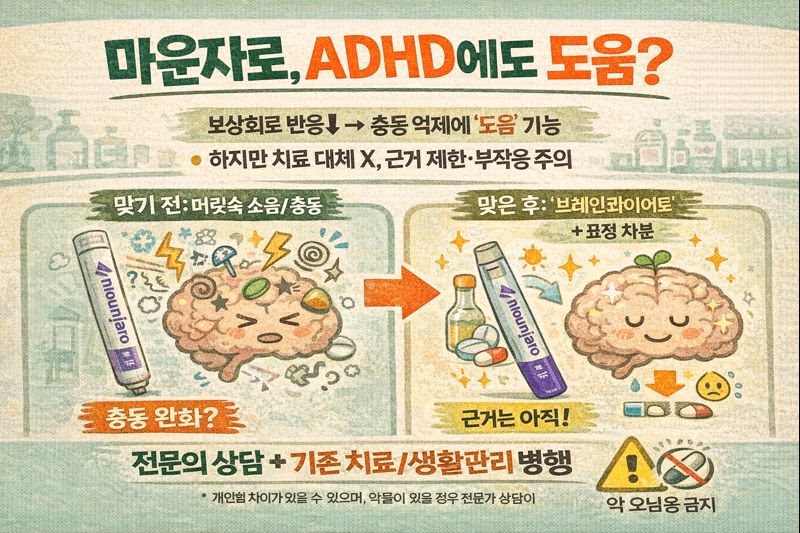 마운자로, 살만 빼는 줄 알았는데 ADHD에도 효과? ‘브레인 콰이어트’·도파민 보상회로로 본 충동성 완화 가능성