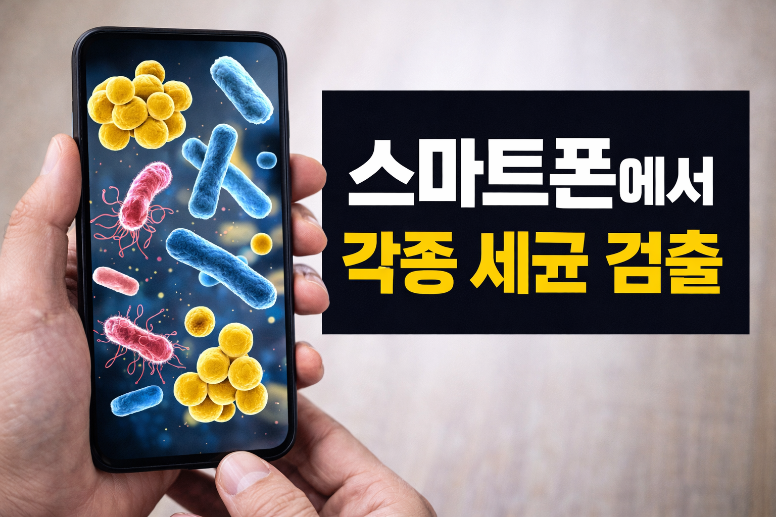 매일 만지는 스마트폰, 황색포도상구균·대장균까지? 액정 안전하게 소독하는 법