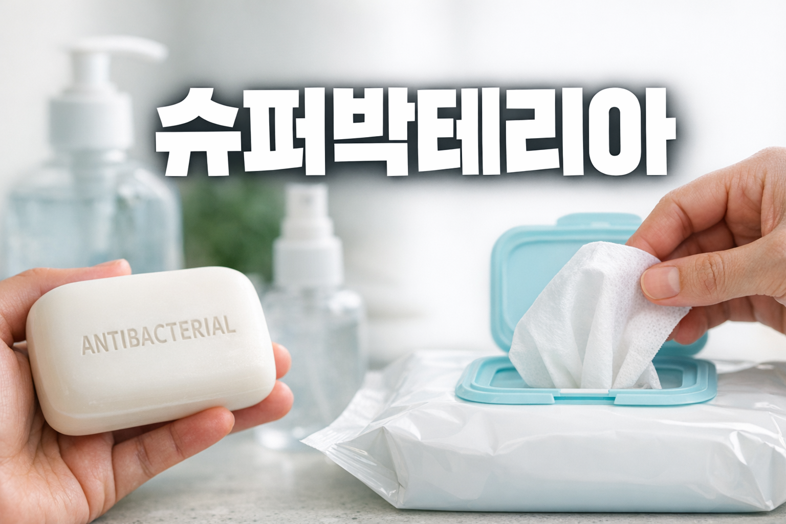 항균 비누·물티슈 믿었는데…오히려 항생제 내성 키워 슈퍼박테리아 위험