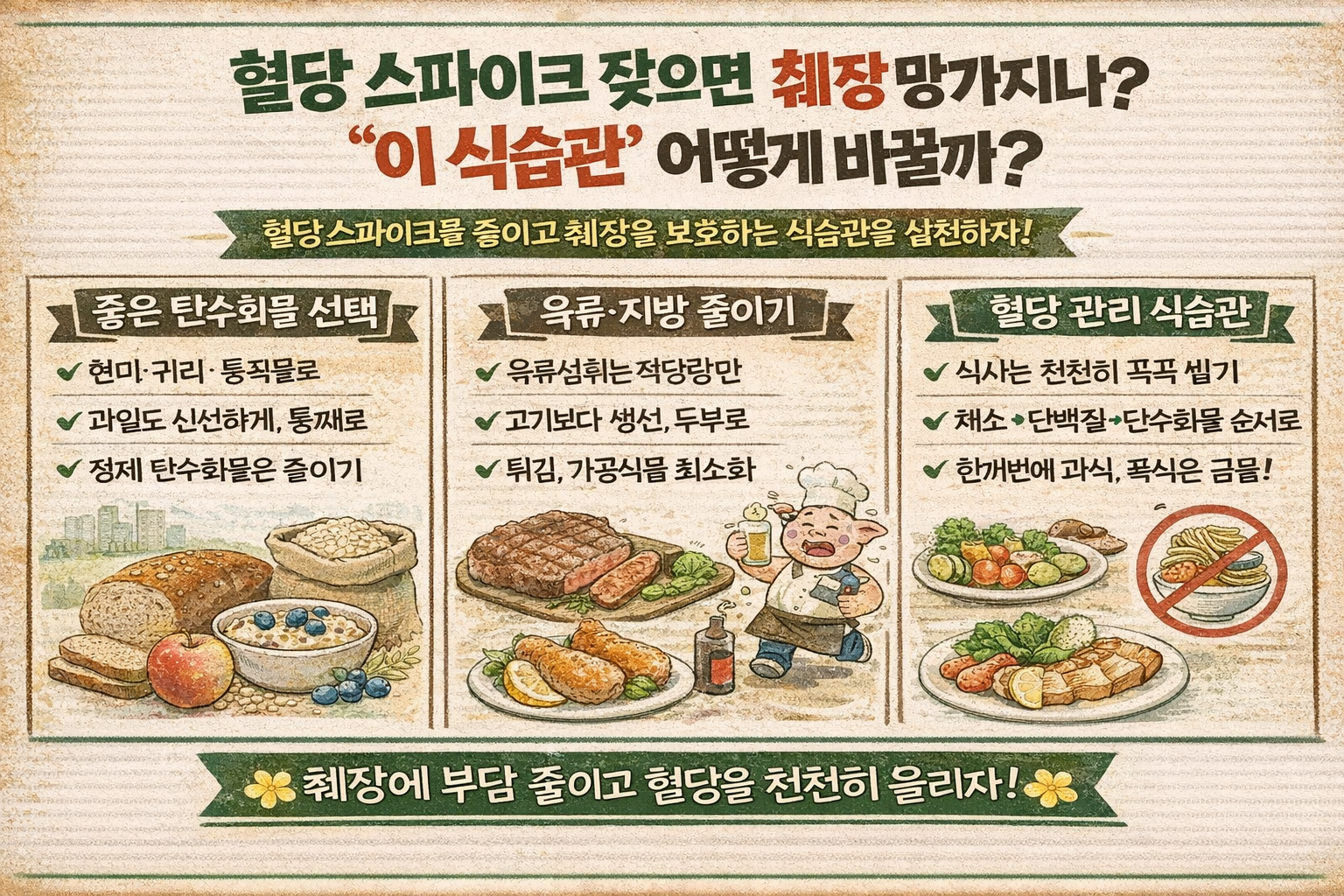 혈당 스파이크 잦다면 췌장 힘들어진다…당장 바꿔야 할 식습관