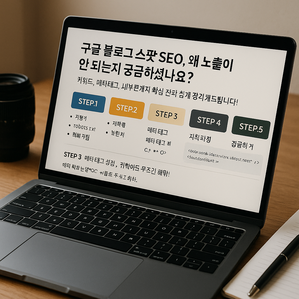 구글 블로그 스팟 SEO 완전정복: 상위노출 전략 A to Z