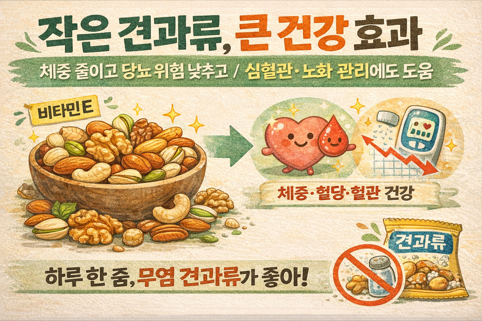 견과류 효능, 체중 줄이고 당뇨 위험 낮추는 최고의 간식