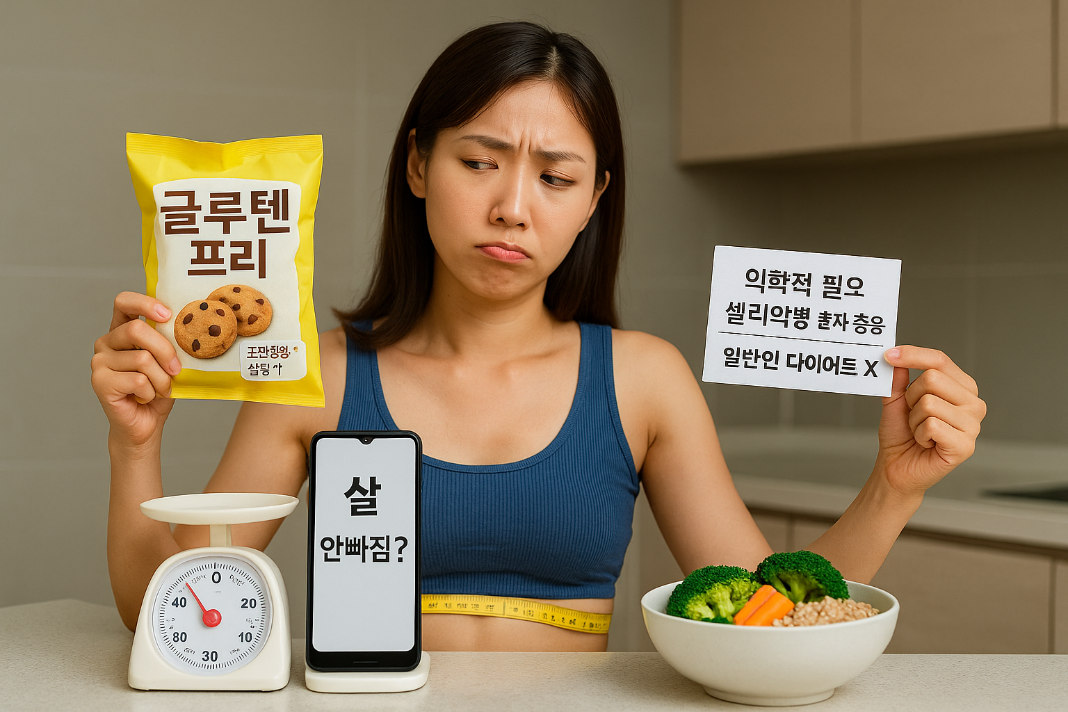 글루텐 프리 다이어트, 왜 살 안 빠지고 건강 해칠까?