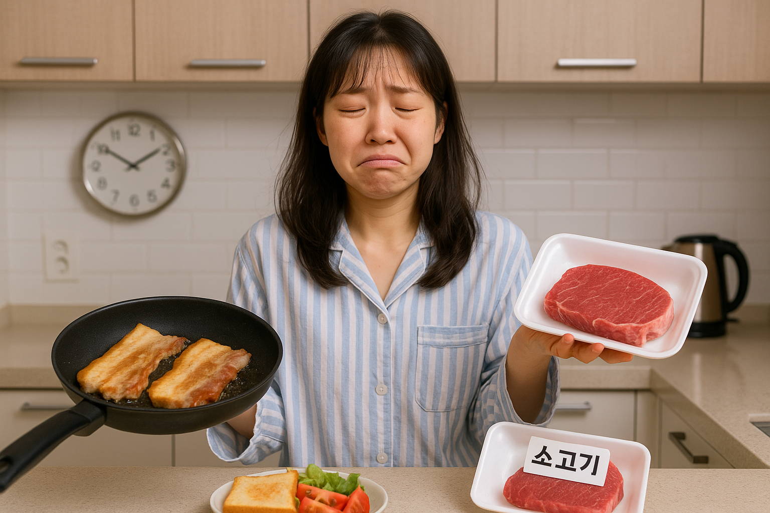 공복에 삼겹살 vs 소고기, 뭐가 더 위험할까? 위장·혈당·다이어트까지 따져본 아침 고기섭취 법칙