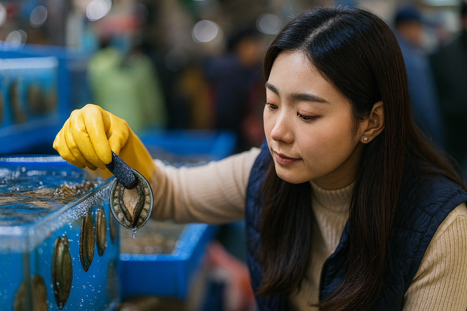 전복 고르는 법: 싱싱한 전복 판별 핵심! 살 오므림·수족관 벽 밀착이 포인트