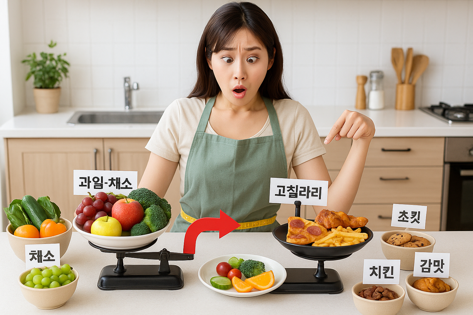 과일·채소만으론 살 안 빠진다: 고칼로리 ‘대체’·건강 간식·다중 습관 전략(연구)