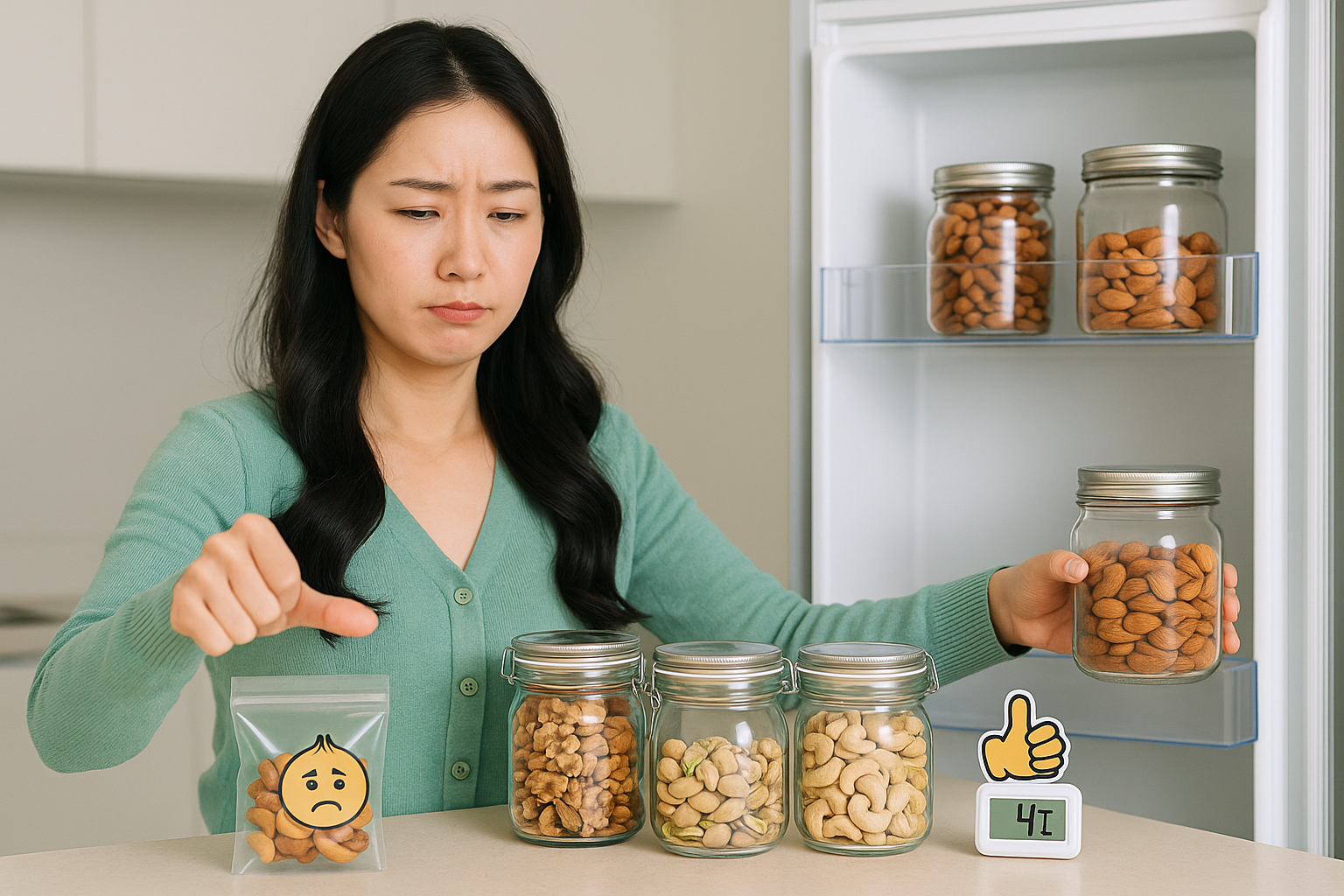 견과류는 냉장 보관해야 하는 이유: 산패·독소 예방 보관법