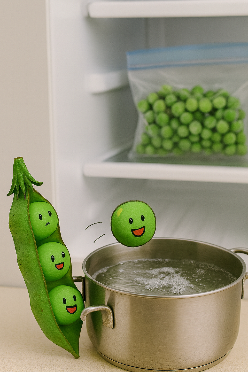 완두콩, 데쳐서 냉동 보관하면 3배 오래갑니다