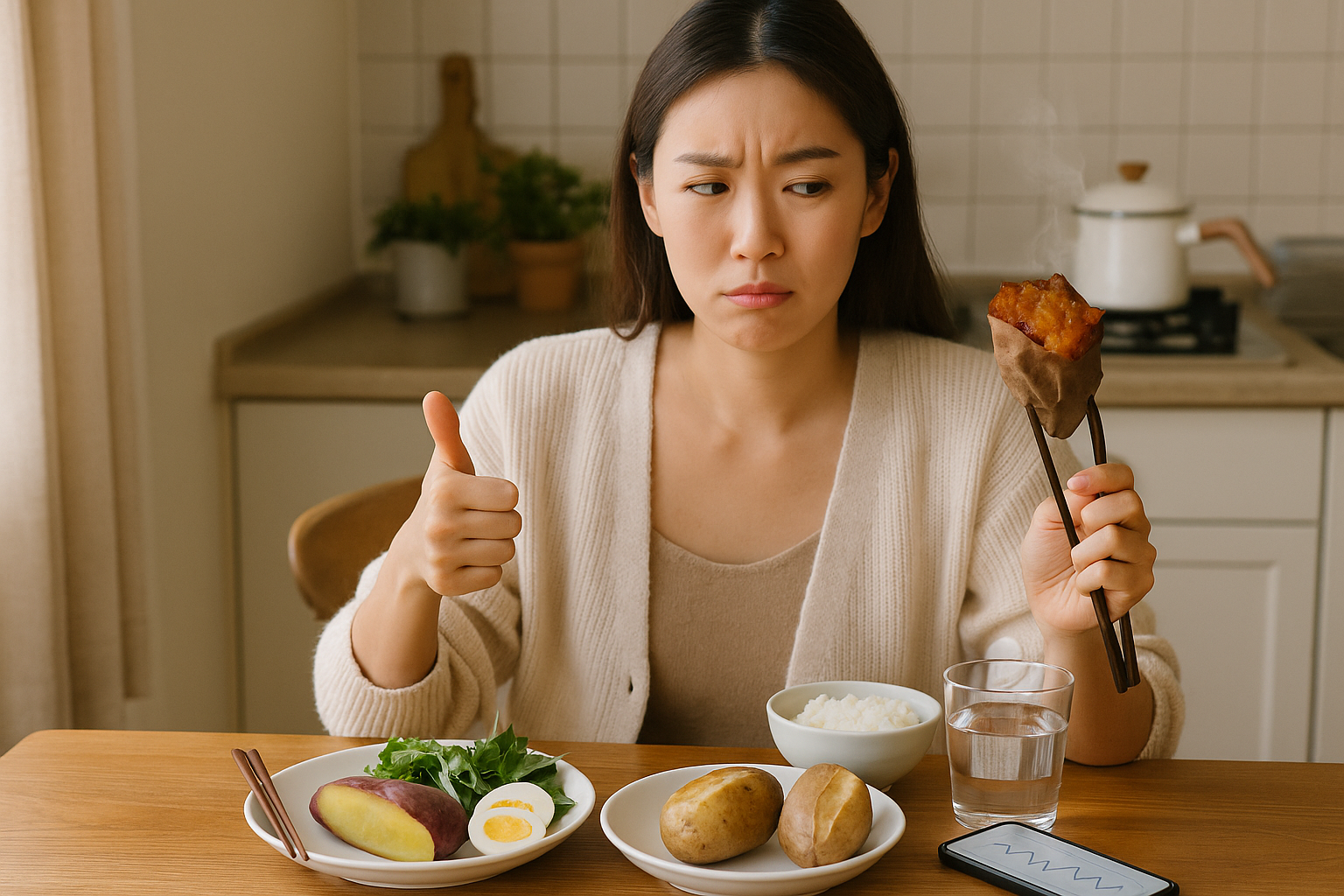 공복에 고구마 vs 감자: 당지수·분량·조리법으로 보는 혈당 스파이크 최소화 가이드
