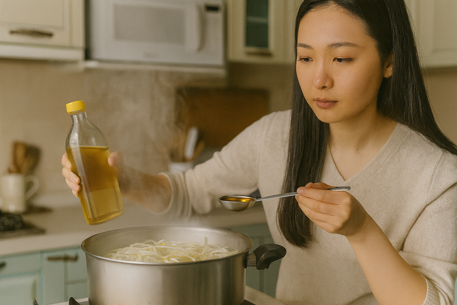 콩나물 데치기, 식초 한 숟갈로 아삭함 살리는 초간단 팁