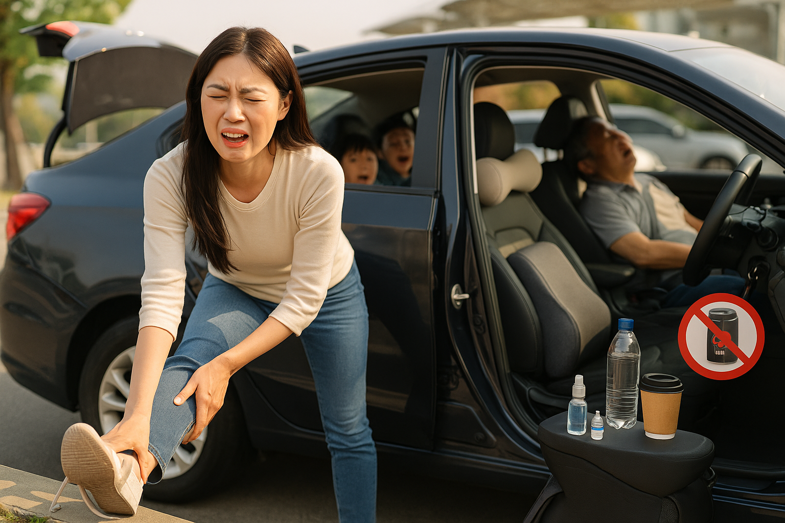 연휴 장거리 운전, 허리·목 ‘뻐근’ 막는 자세·스트레칭·졸음운전 예방법 총정리