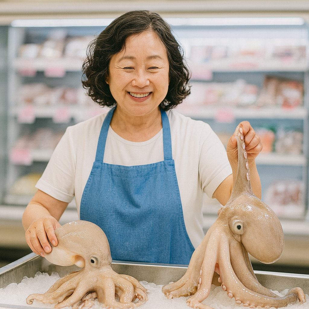 싱싱한 주꾸미 고르기, 이것만 기억하세요!