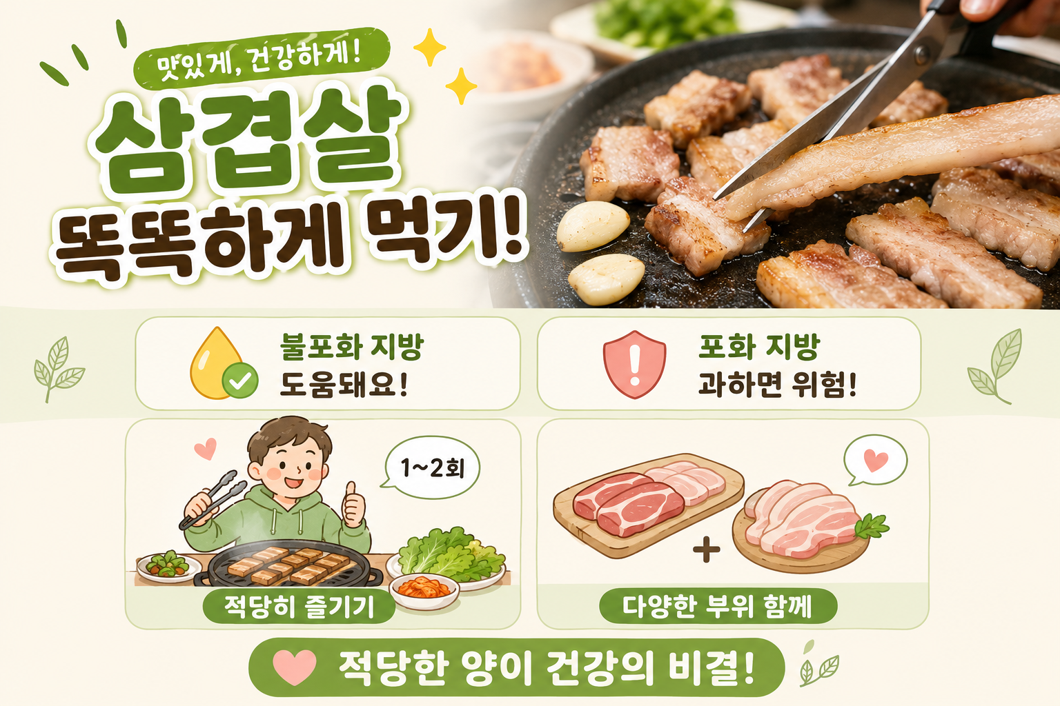 구광모도 잘라낸 삼겹살 비계, 정말 몸에 나쁠까? 돼지고기 지방의 진실