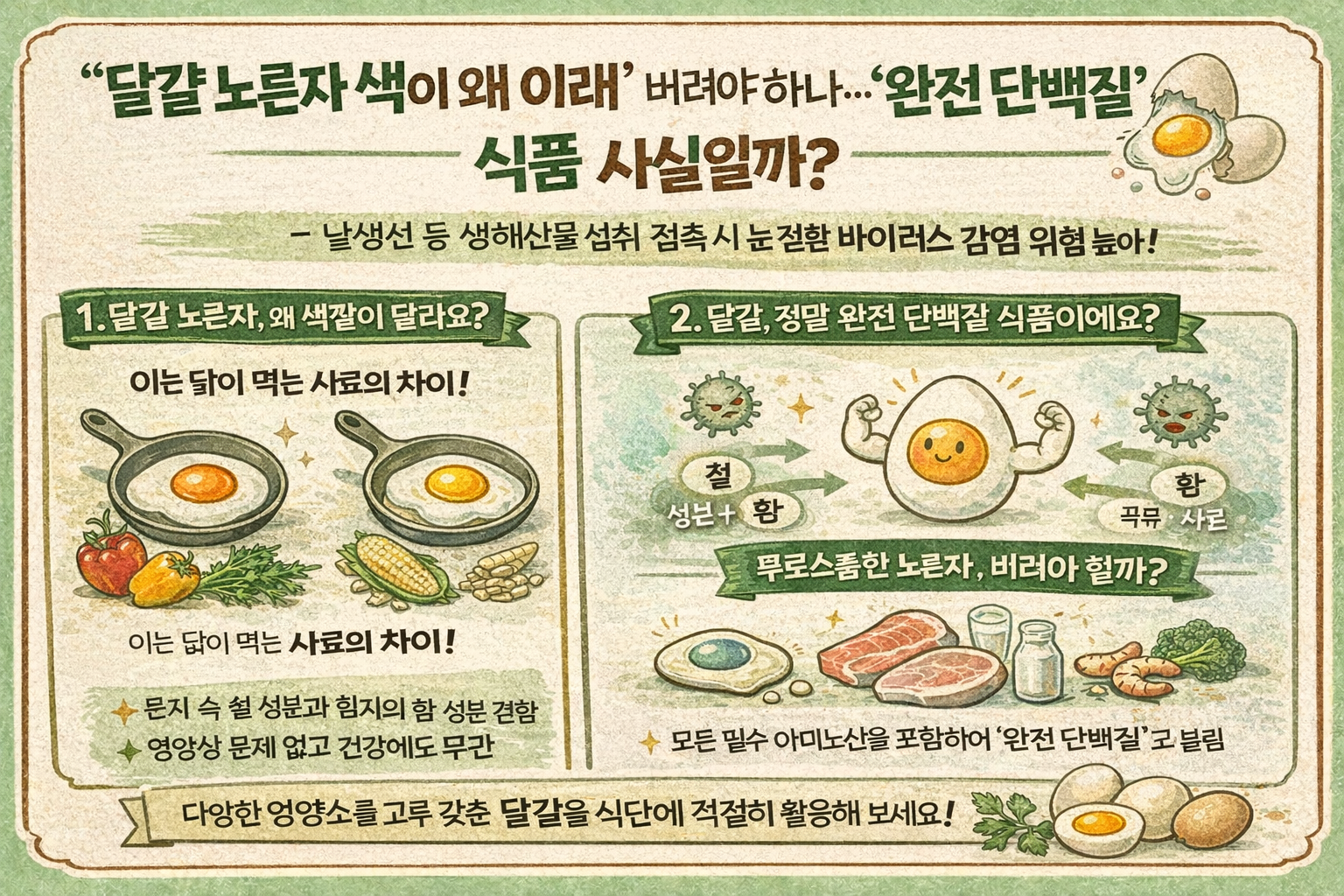 달걀 노른자 색이 왜 이래? 버려야 하나…완전 단백질·콜레스테롤 진실