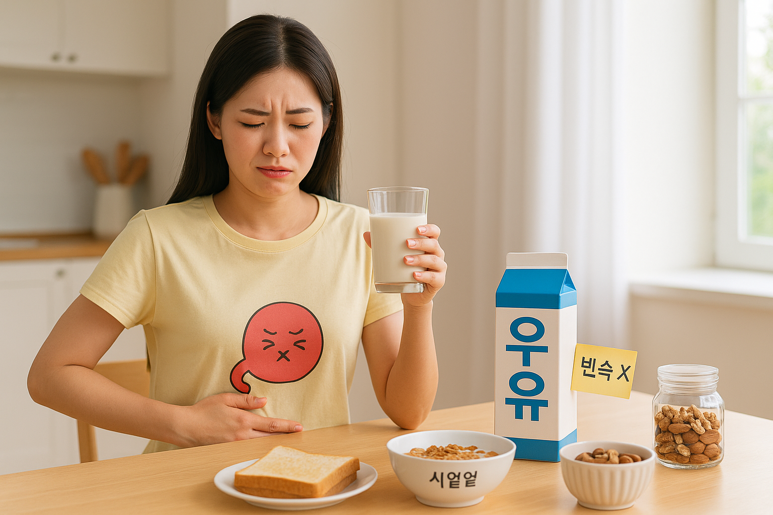 아침 빈속 우유 피하세요! 속쓰림 줄이는 올바른 섭취법
