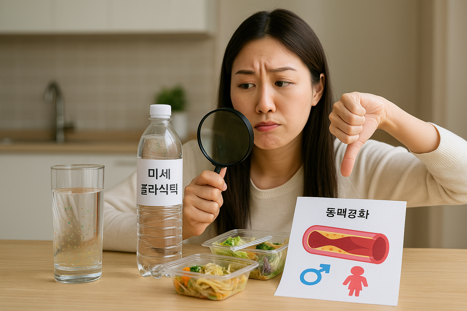 미세 플라스틱, 왜 남성 동맥경화증만 악화될까? 에스트로겐 차이로 본 심혈관 위험
