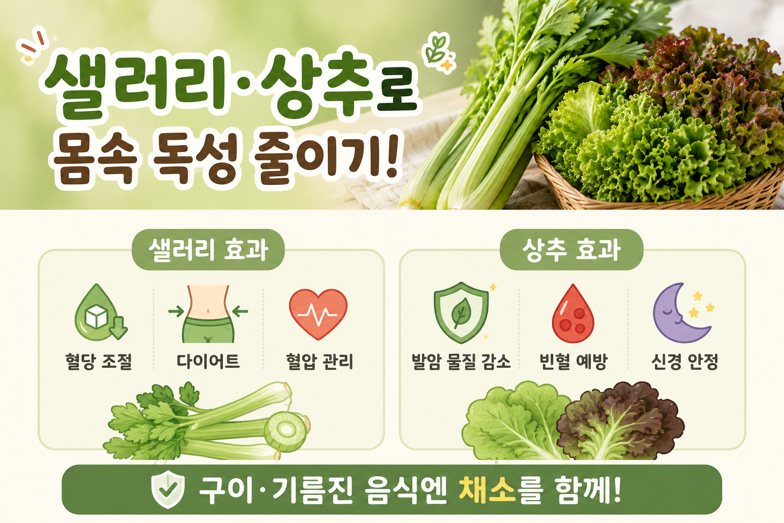 고기만 먹지 마세요…벤조피렌 독성 낮춘 채소 1위는 ‘샐러리’