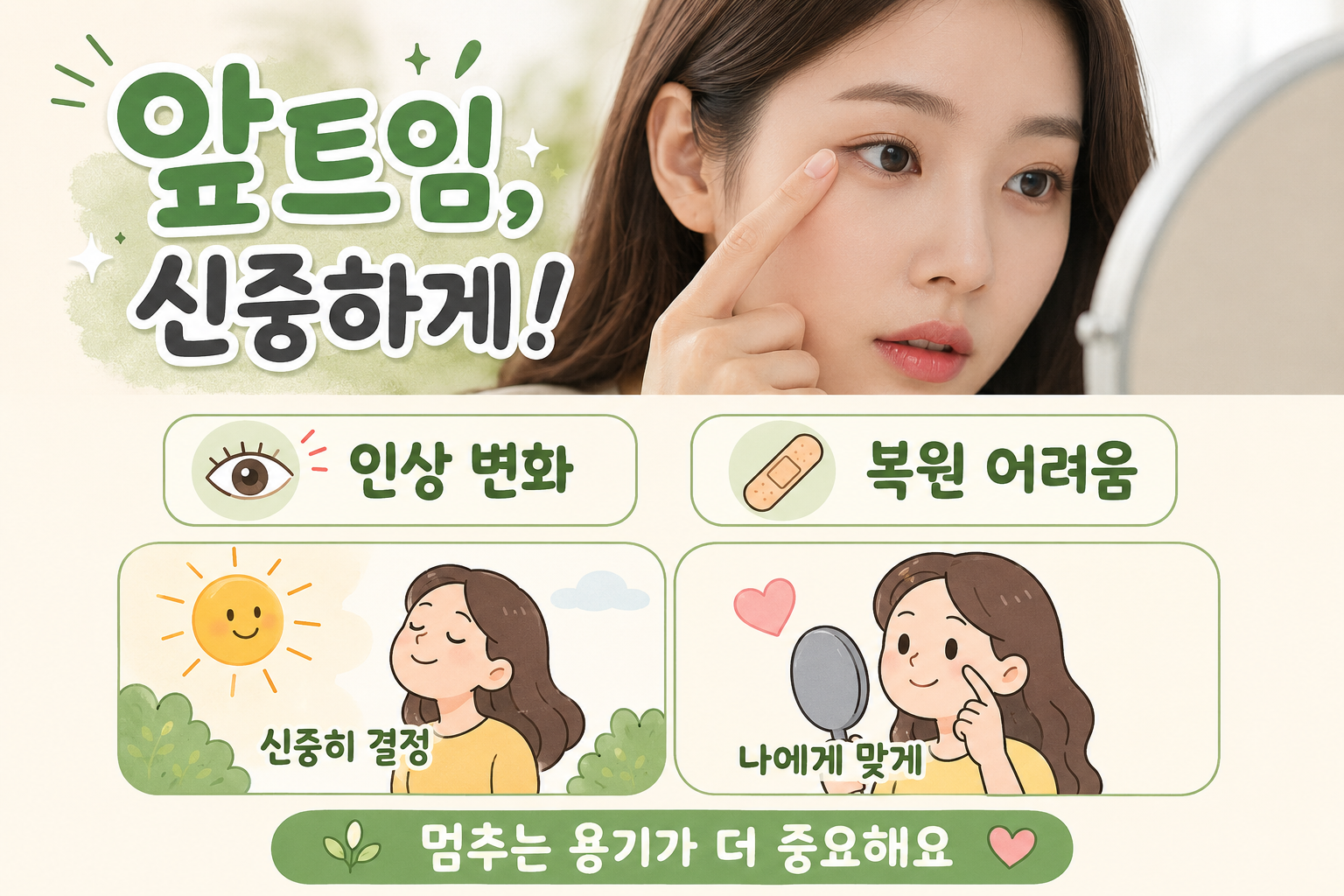 강예원도 후회한 앞트임 복원, 인상까지 바꾸는 눈 성형이 위험한 이유