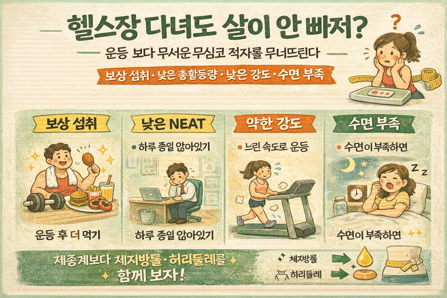헬스장 다녀도 살이 안 빠지는 이유…운동 후 무심코 하는 이 행동