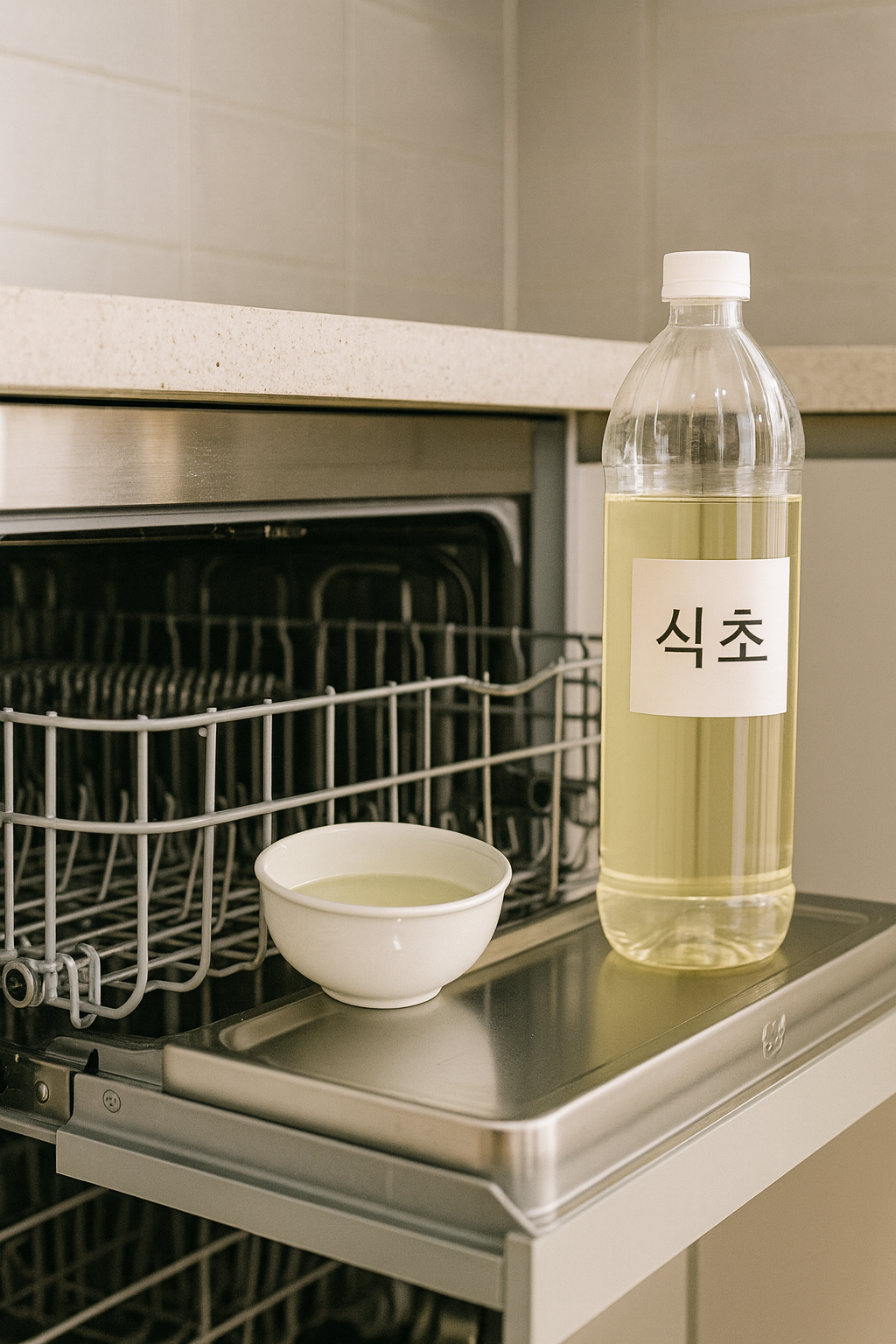 식기세척기 청소에 식초 활용법 | 냄새 제거와 살균 효과까지