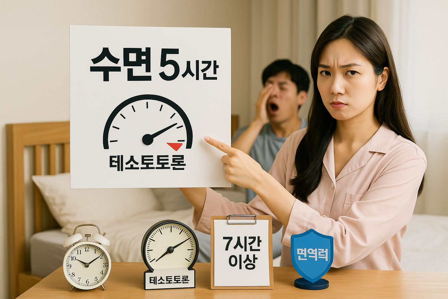 2030 남성, 5시간 이하 수면 땐 테스토스테론 10~15%↓: 면역·활력 저하와 7시간 수면 전략