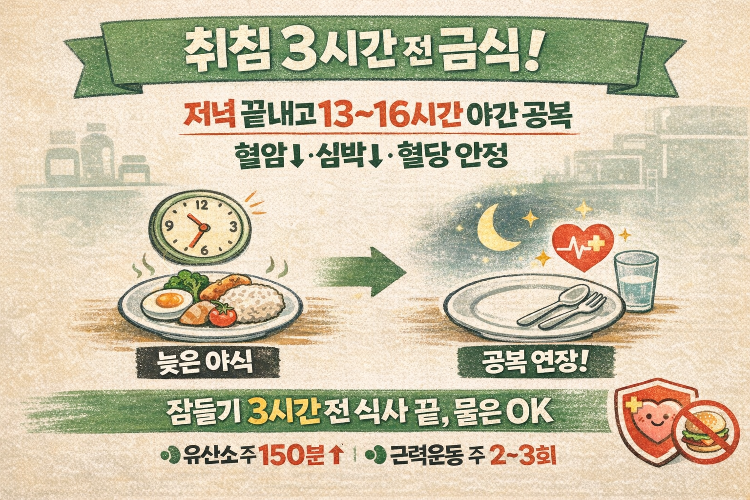 취침 전 3시간 금식하면 심장에 좋다? ‘저녁 식사 타이밍’ 바꾸면 혈압·혈당·심박수까지 달라진다