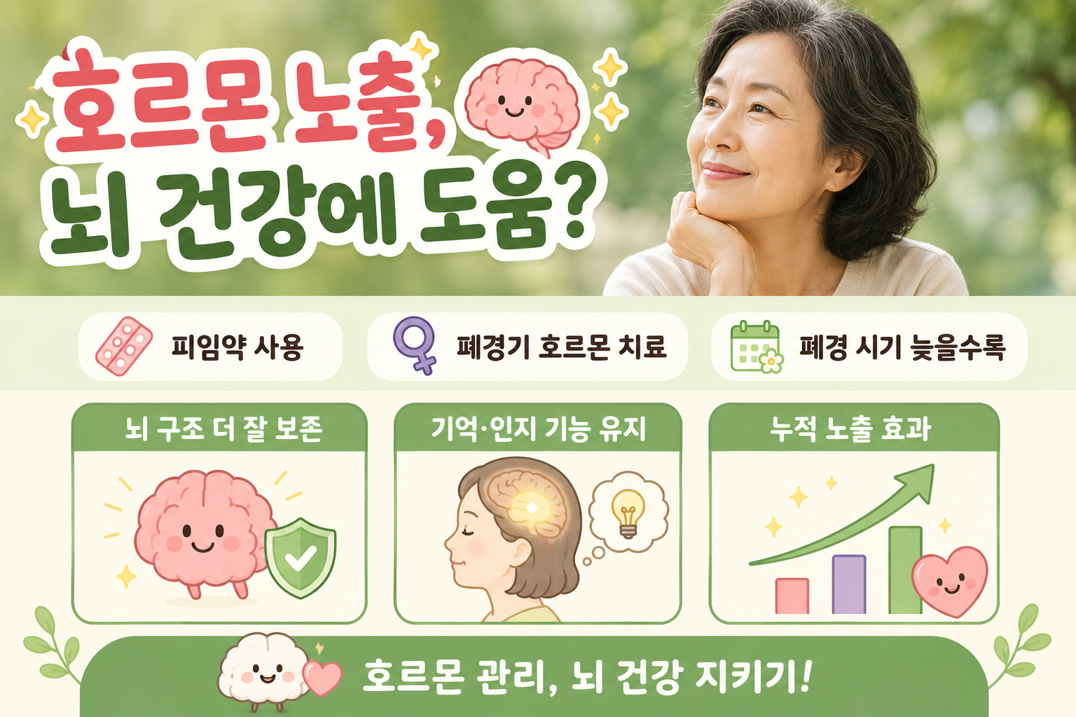 피임약 먹으면 치매 예방? 여성호르몬과 노년기 뇌 건강의 뜻밖의 연관