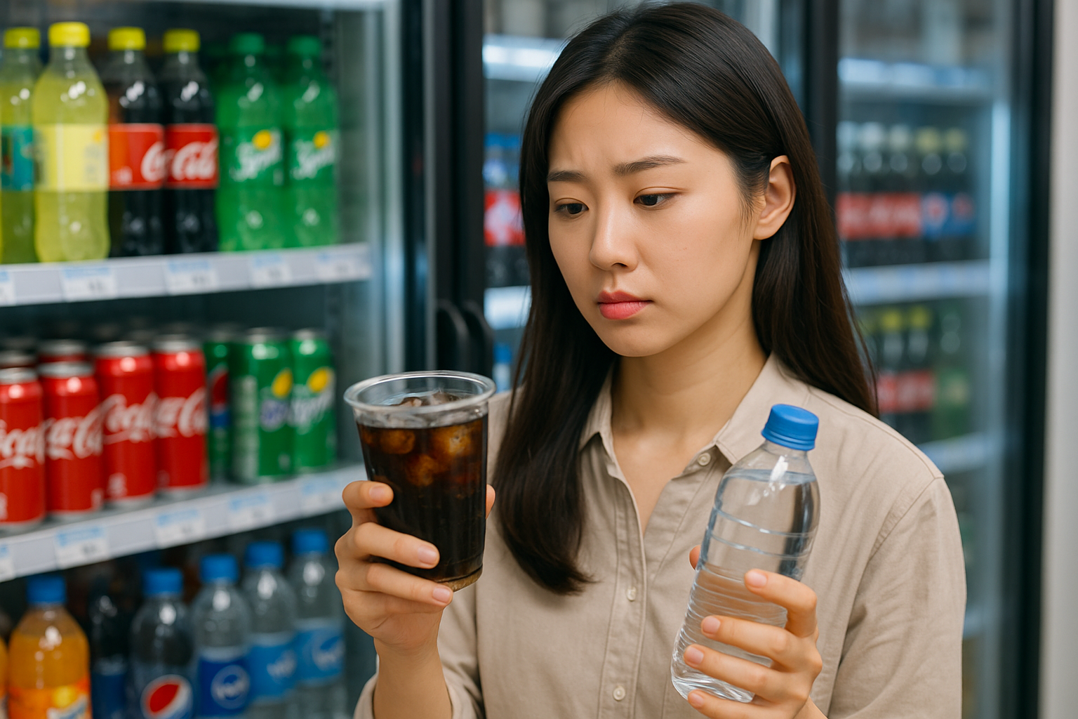 가당 음료 자주 마신 여성, 우울증 위험 17%↑…장내미생물 연관성 제기(연구)