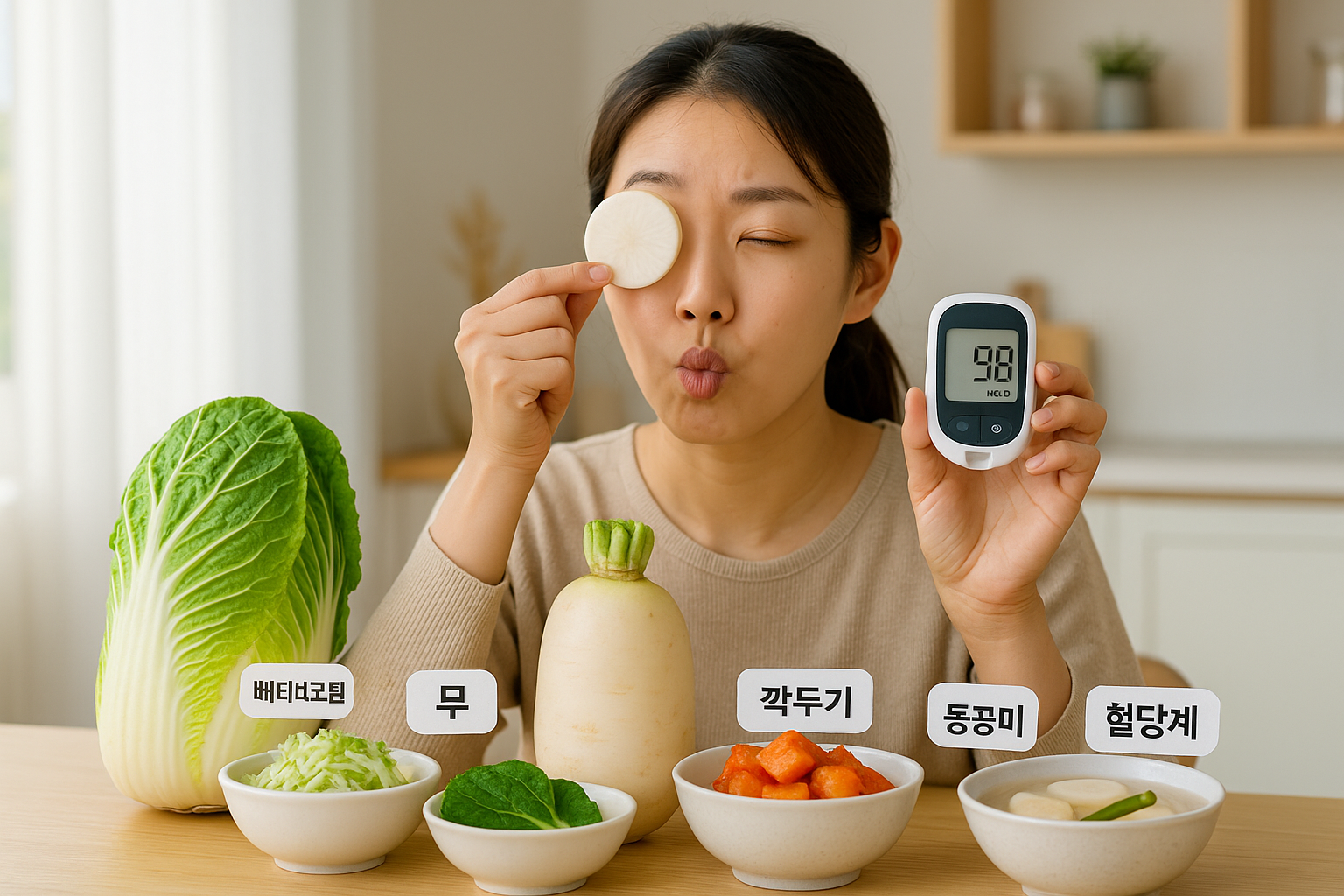 아침 생배추·생무, 체중·혈당에 도움? 효능·섭취법·피해야 할 사람