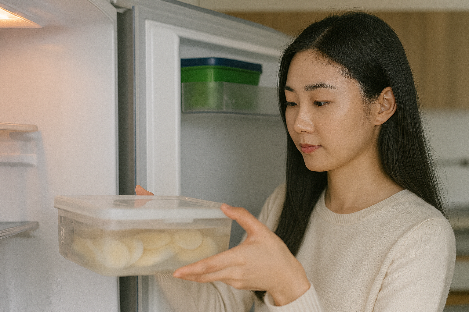 냉동 떡 맛있게 해동하는 법, 찬물에 냉장 30~40분이면 쫄깃·분리 끝