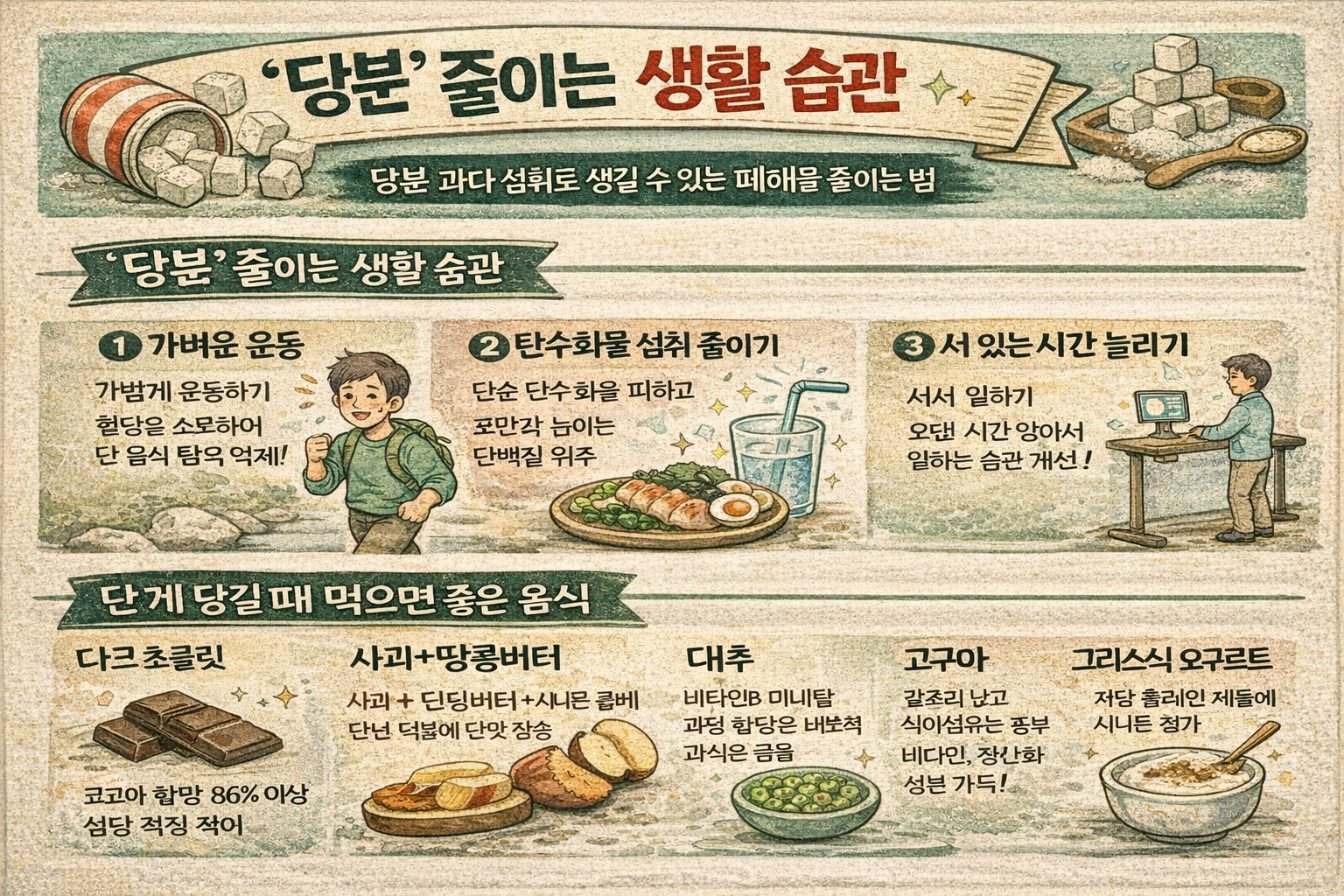 당분 과다 섭취하는 현대인들…혈당 폭등·비만 부담 줄이는 현실적 대처법