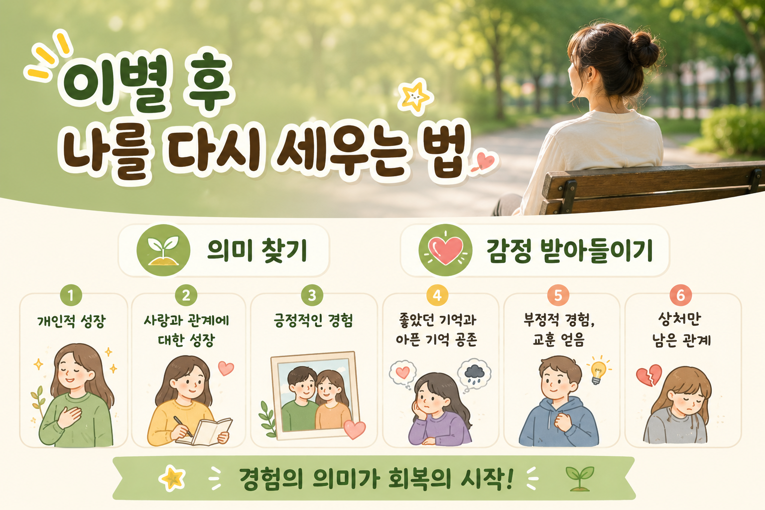 이별 빨리 극복하는 사람들의 공통점, 좋은 기억보다 중요한 이것