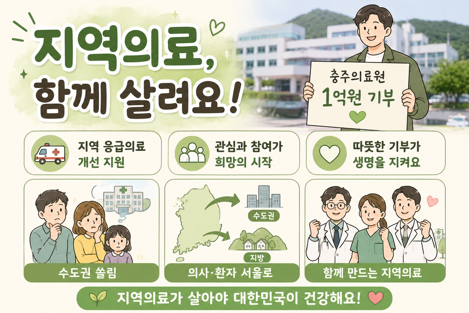 충주맨 김선태 1억 기부가 던진 질문, 왜 지방 응급의료는 무너졌나