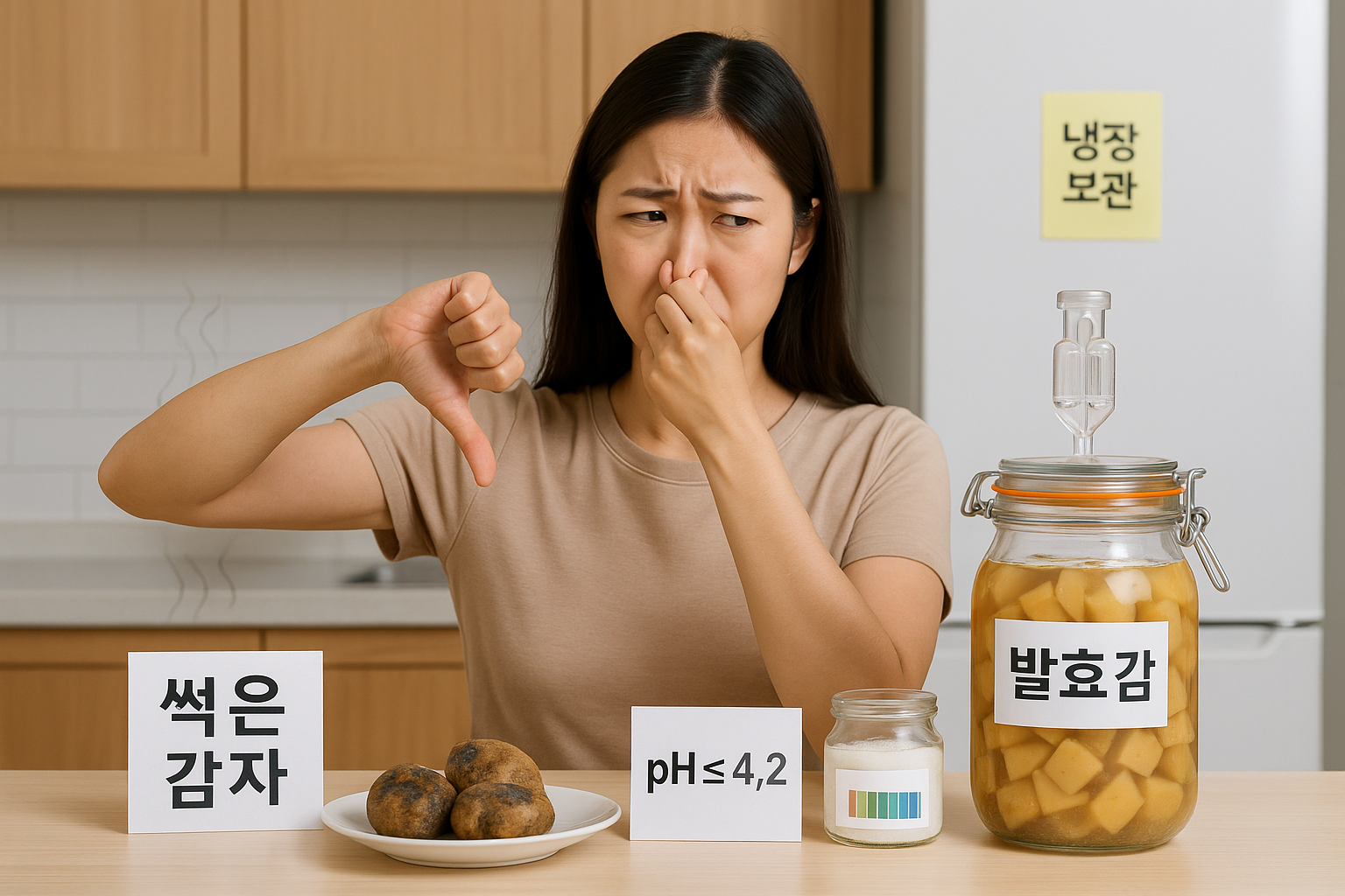 발효 감자(臭·酸洋芋) 오해와 진실 | 썩은 감자 위험·구분법·안전 발효 가이드