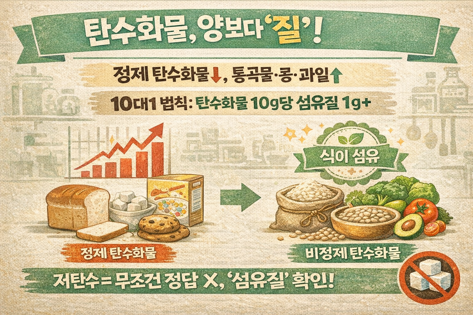 탄수화물 줄여도 살 안 빠진다면? ‘10대1 법칙’ 모르면 말짱 꽝…착한 탄수화물 고르는 법