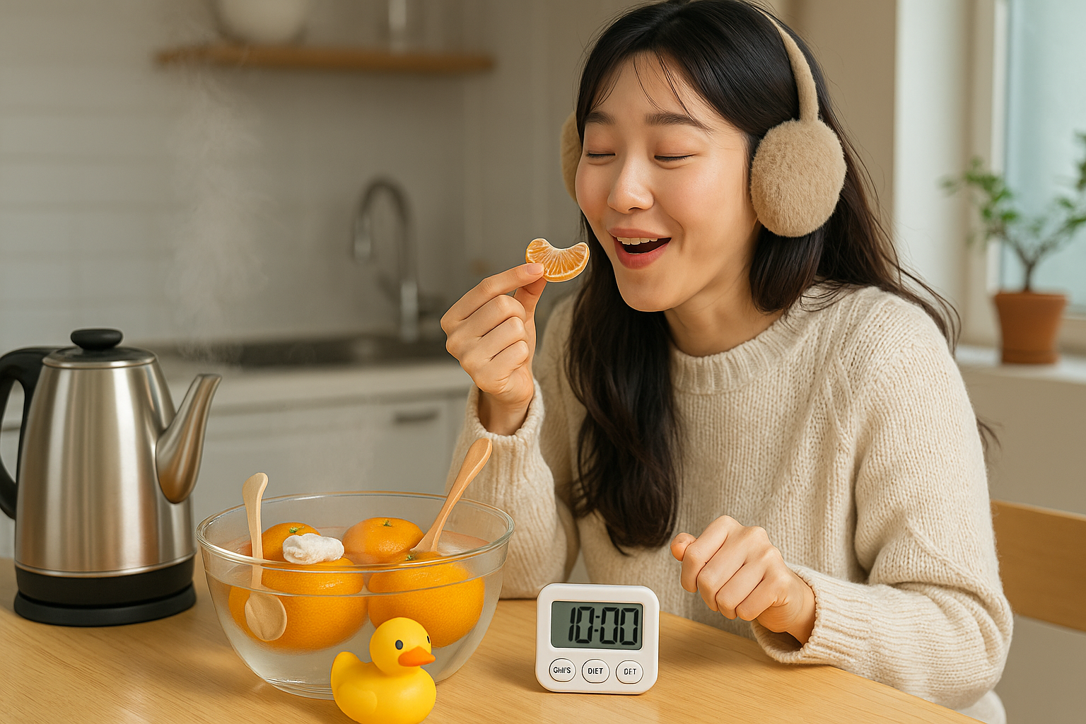 시큼한 귤, 따뜻한 물에 10분! 단맛 살리고 신맛 줄이는 초간단 꿀팁