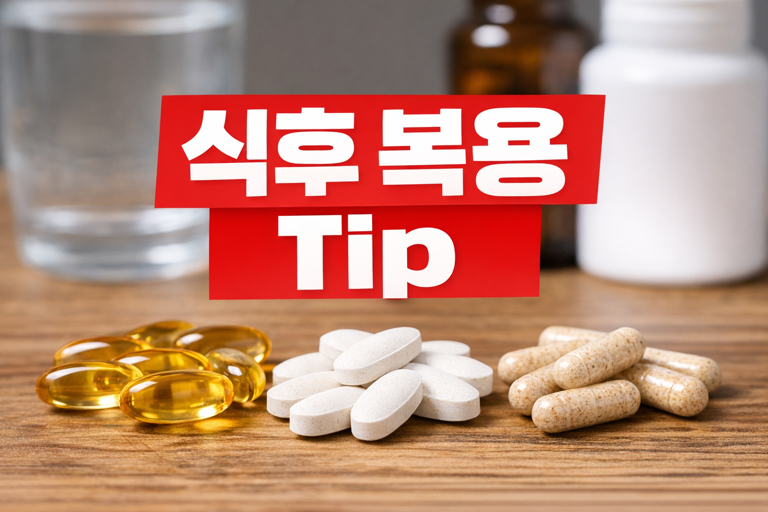 공복에 먹으면 효과 뚝? 식후에 먹어야 하는 영양제 3가지