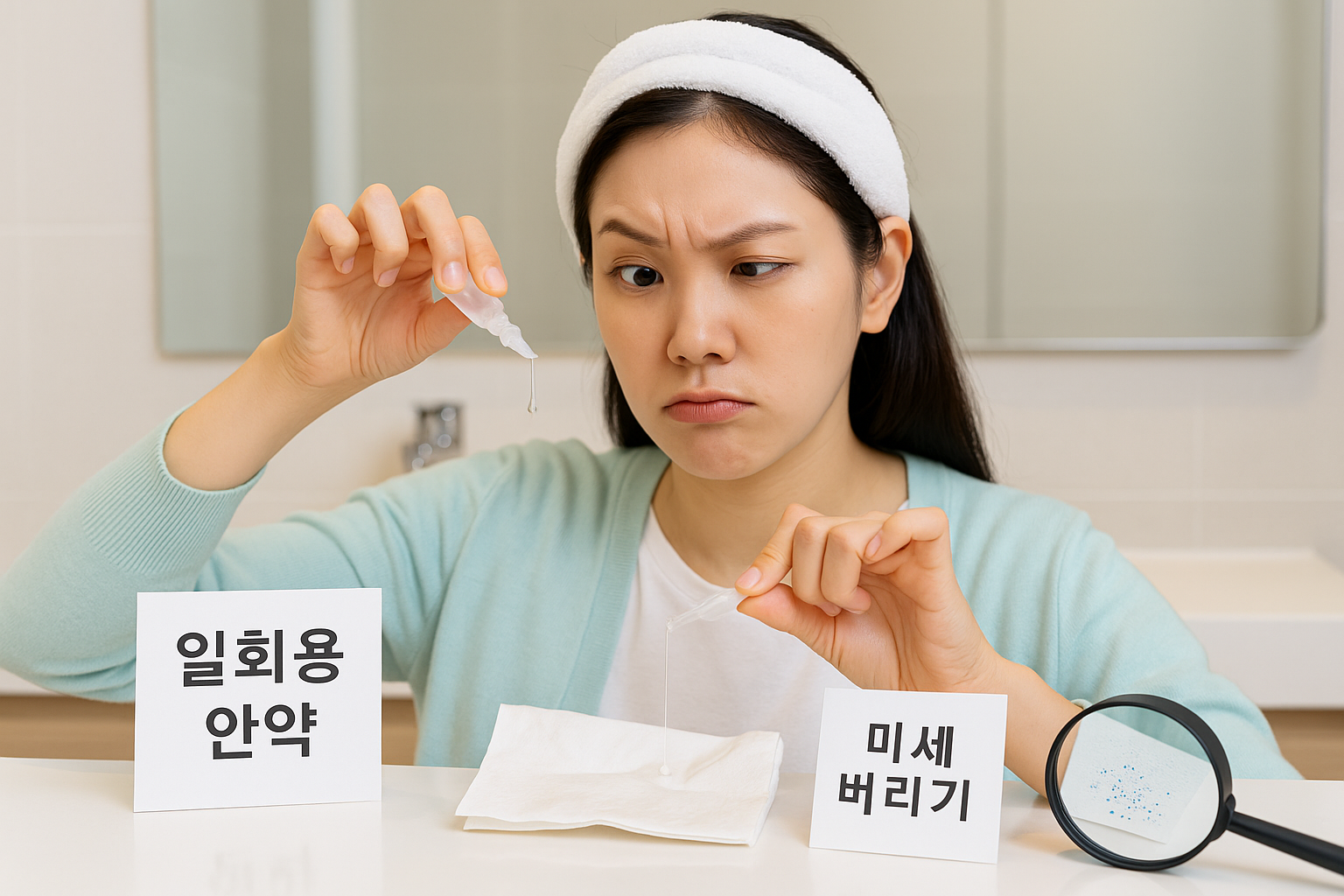 일회용 안약 안전수칙: 왜 첫 한두 방울을 버려야 할까(미세 플라스틱 예방법)