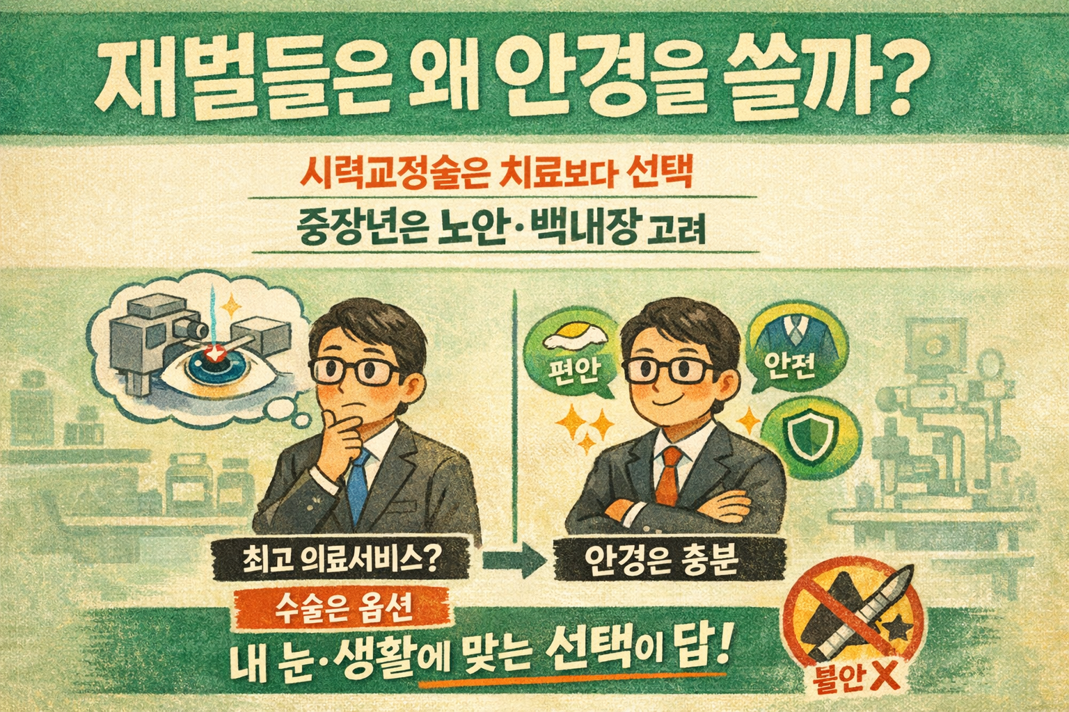 이재용부터 젠슨 황까지…재벌들이 시력교정술 대신 ‘안경’을 고수하는 이유