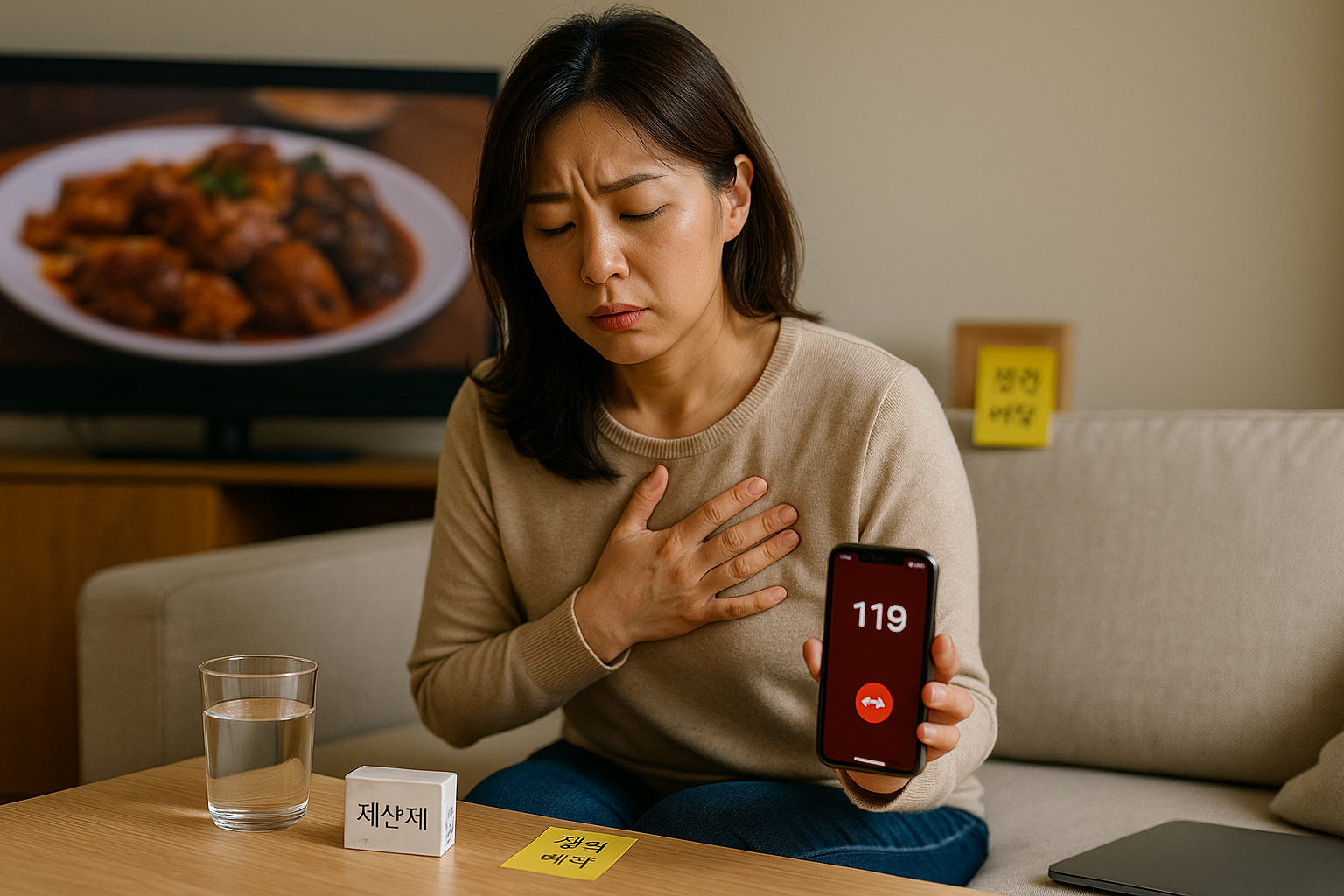 가슴 가운데 통증, 심장 신호일까? 협심증·심근경색부터 소화·근육 통증 구별법