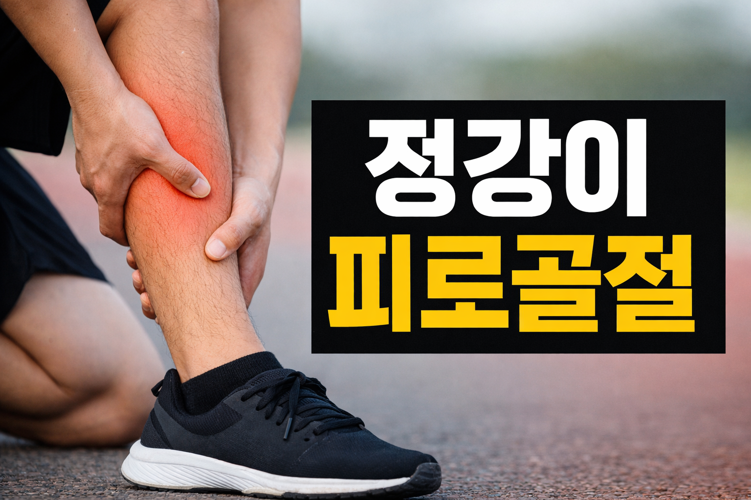 운동 후 종아리 통증, 근육통 아니었다… 경골 피로골절 의심 신호와 대처법